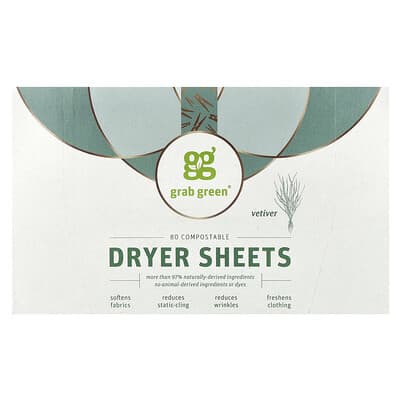 Отдушечные салфетки Grab Green Vetiver, 80 шт