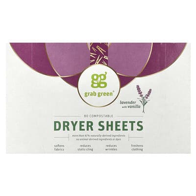 Освежители для белья Grab Green, Lavender with Vanilla, 80 шт.