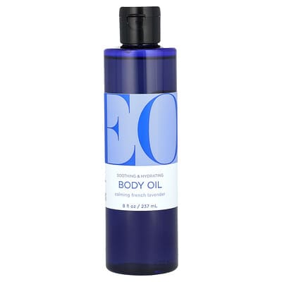 Body Oil, Calming French Lavender, 8 fl oz (237 ml)
