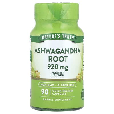 Ashwagandha Root, 90 Quick Release Capsules (460 mg per Capsule)