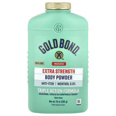 Лечебный тальк для тела, формула Triple Action, 10 oz (283 g)