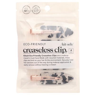 Eco-Friendly Creaseless Clip, 4 Clips