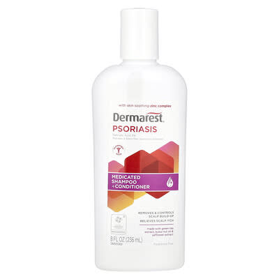 Шампунь + кондиционер для псориаза, максимальной силы, без отдушек, 8 fl oz (236 ml)