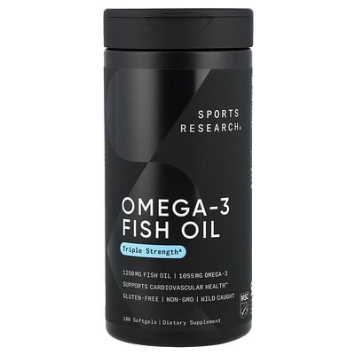 Omega-3 Fish Oil, 180 Softgels