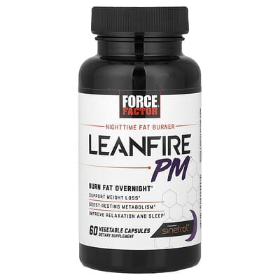 LeanFire PM™, Nighttime Fat Burner, 60 Vegetable Capsules