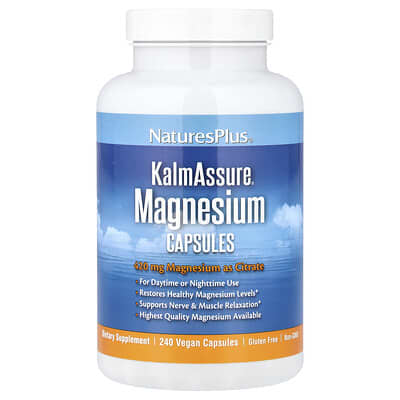 KalmAssure®, Magnesium, 240 Vegan Capsules (105 mg per Capsule)