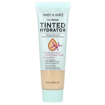 Barefocus, Tinted Hydrator, 1114063 Light Medium, 0.91 fl oz (27 ml)