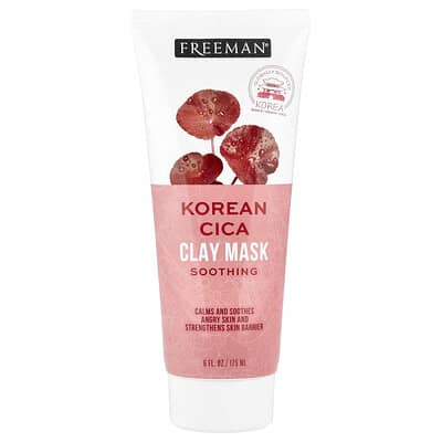 Soothing Korean Cica Clay Beauty Mask, For All Skin Types, 6 fl oz (175 ml)