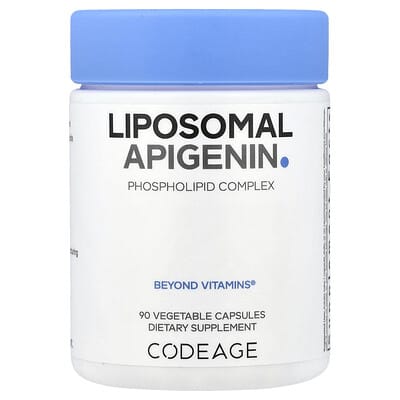 Liposomal Apigenin, Phospholipid Complex, 90 Vegetable Capsules (50 mg per Capsule)