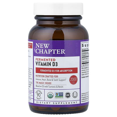 Fermented Vitamin D3, 90 Vegetarian Tablets