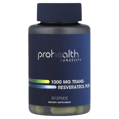 Trans-Resveratrol Plus, 60 Capsules