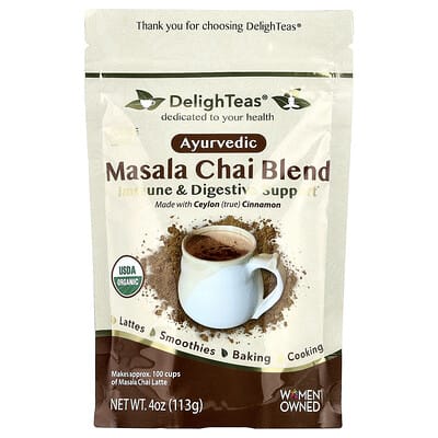 Ayurvedic Chai Masala Blend, Caffeine Free, 4 oz (113 g)