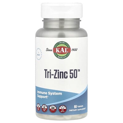 Tri-Zinc 50™, 90 таблеток (50 mg на таблетку)
