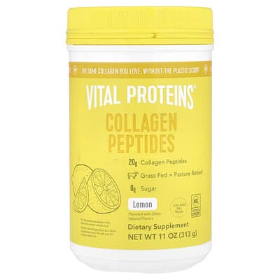 Collagen Peptides, Lemon, 11 oz (313 g)