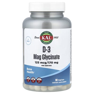 D-3 Mag Glycinate, 90 VegCaps