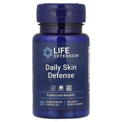 Daily Skin Defense, 30 Vegetarian Capsules