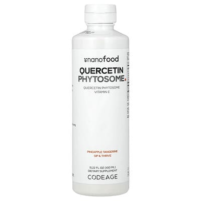 Кверцетин Phytosome, ананас-мандарин, 15.22 fl oz (450 ml)