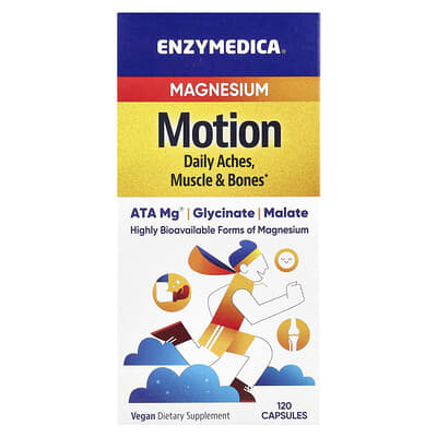 Magnesium Motion, 120 Capsules (40 mg per Capsule)
