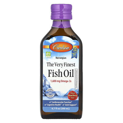 Norwegian, The Very Finest Fish Oil, Natural Mixed Berry, 6.7 fl oz (200 ml)