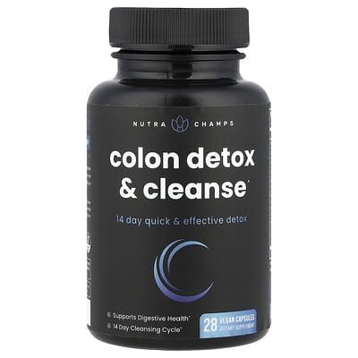 Colon Detox & Cleanse, 28 Vegan Capsules