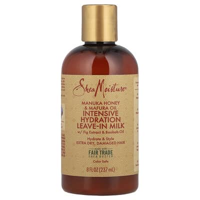 SheaMoisture Manuka Honey & Mafura Oil несмываемое молочко для интенсивного увлажнения, 8 fl oz (237 ml)