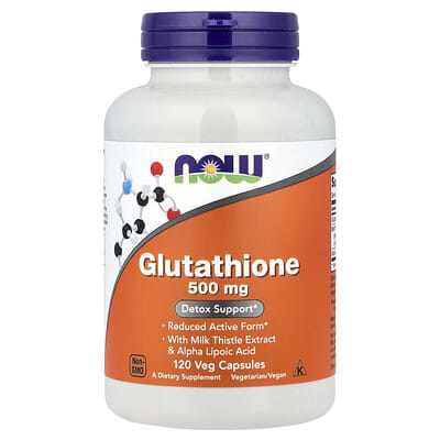 Glutathione , 500 mg, 120 Veg Capsules