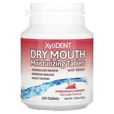 Таблетки XyliDENT Dry Mouth с ксилитолом, гранат-малина, 50 g