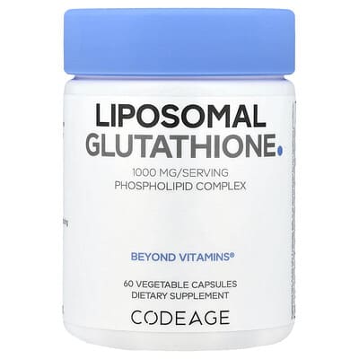 Liposomal Glutathione, 60 Vegetable Capsules (500 mg per Capsule)
