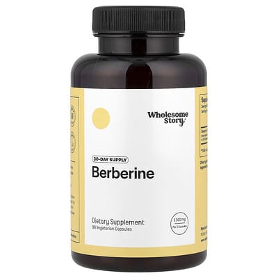 Berberine, 90 Vegetarian Capsules (500 mg per Capsule)