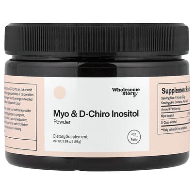 Myo & D-Chiro Inositol Powder, 6.99 oz (198 g)