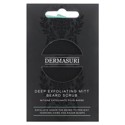 Скраб для бороды Dermasuri Deep Exfoliating Mitt Beard Scrub
