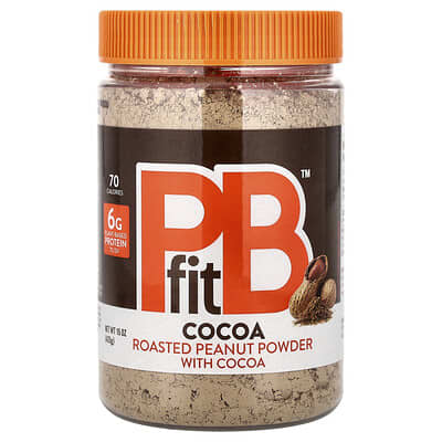 Roasted Peanut Powder with Cocoa , 15 oz (425 g)