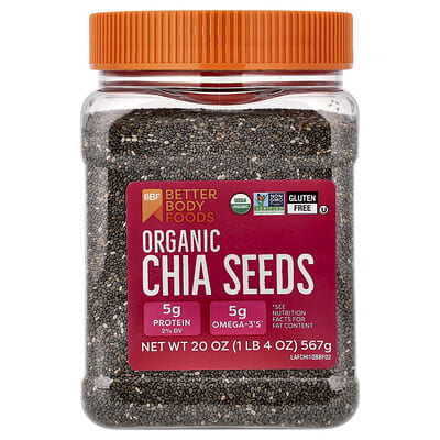 Organic Chia Seeds, 20 oz (567 g)