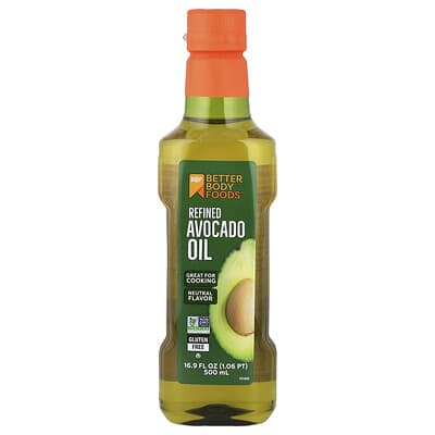 BetterBody Foods очищенное масло авокадо, 16.9 fl oz (500 ml)