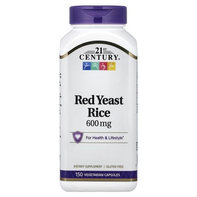 Red Yeast Rice, 600 mg, 150 вегетарианских капсул