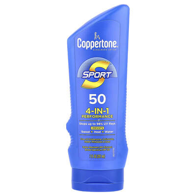 Sport, Sunscreen Lotion, 4-in-1 Performance, SPF 50, 7 fl oz (207 ml)