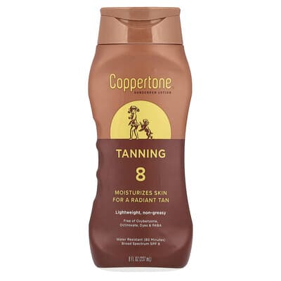 Солнцезащитный лосьон, SPF 8, 8 fl oz (237 ml)