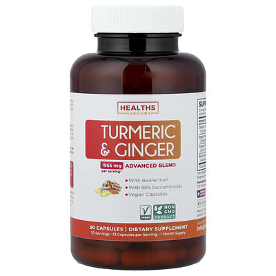 Turmeric & Ginger, 90 Capsules