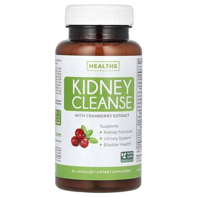 Kidney Cleanse with Cranberry & Herbs, 60 Capsules