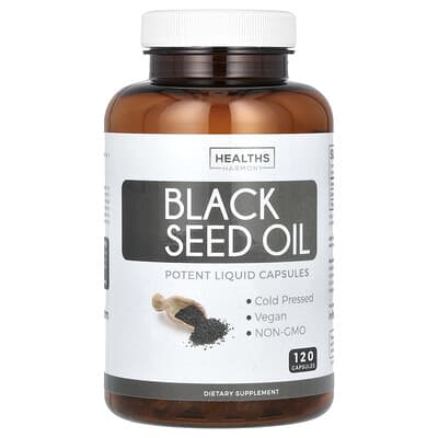 Black Seed Oil, 120 Capsules (500 mg per Capsule)