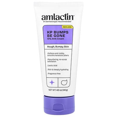 KP Bumps Be Gone, 15% AHA Cream, Rough, Bumpy Skin, Fragrance Free, 4.9 oz (140 g)