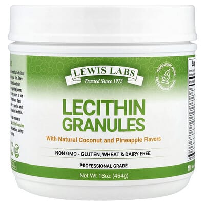 Lecithin Granules, Natural Coconut and Pineapple, 16 oz (454 g)