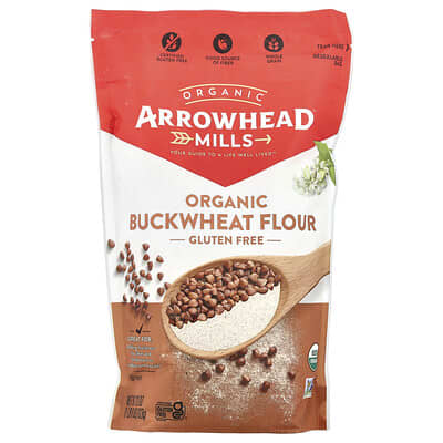 Organic Buckwheat Flour, Gluten Free, 22 oz (623 g)