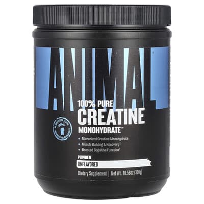100% Pure Creatine Monohydrate™ порошок, без вкуса, 10.58 oz (300 g)