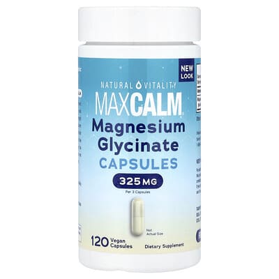 Магния глицинат MAXCALM®, 120 Vegan Capsules (108 mg per Capsule)