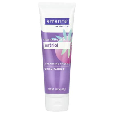 Estriol Balancing Cream with Vitamin E, Fragrance Free , 4 oz (112 g)