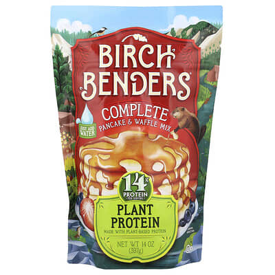 Готовая смесь для блинов и вафель, растительный белок, 14 oz (397 g)