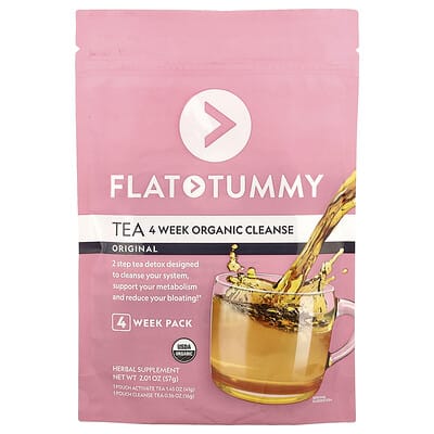 Tea, 4 Week Organic Cleanse, Original, 2.01 oz (57 g)