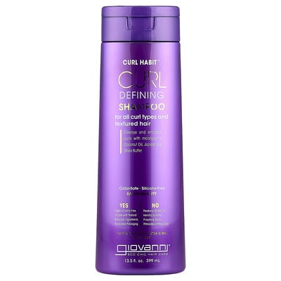 Шампунь Curl Habit™, для всех типов вьющихся и текстурированных волос, 13.5 fl oz (399 ml)