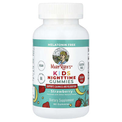 Kids Nighttime Gummies, Strawberry, 60 Gummies